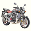 Motorrad Seitenansicht